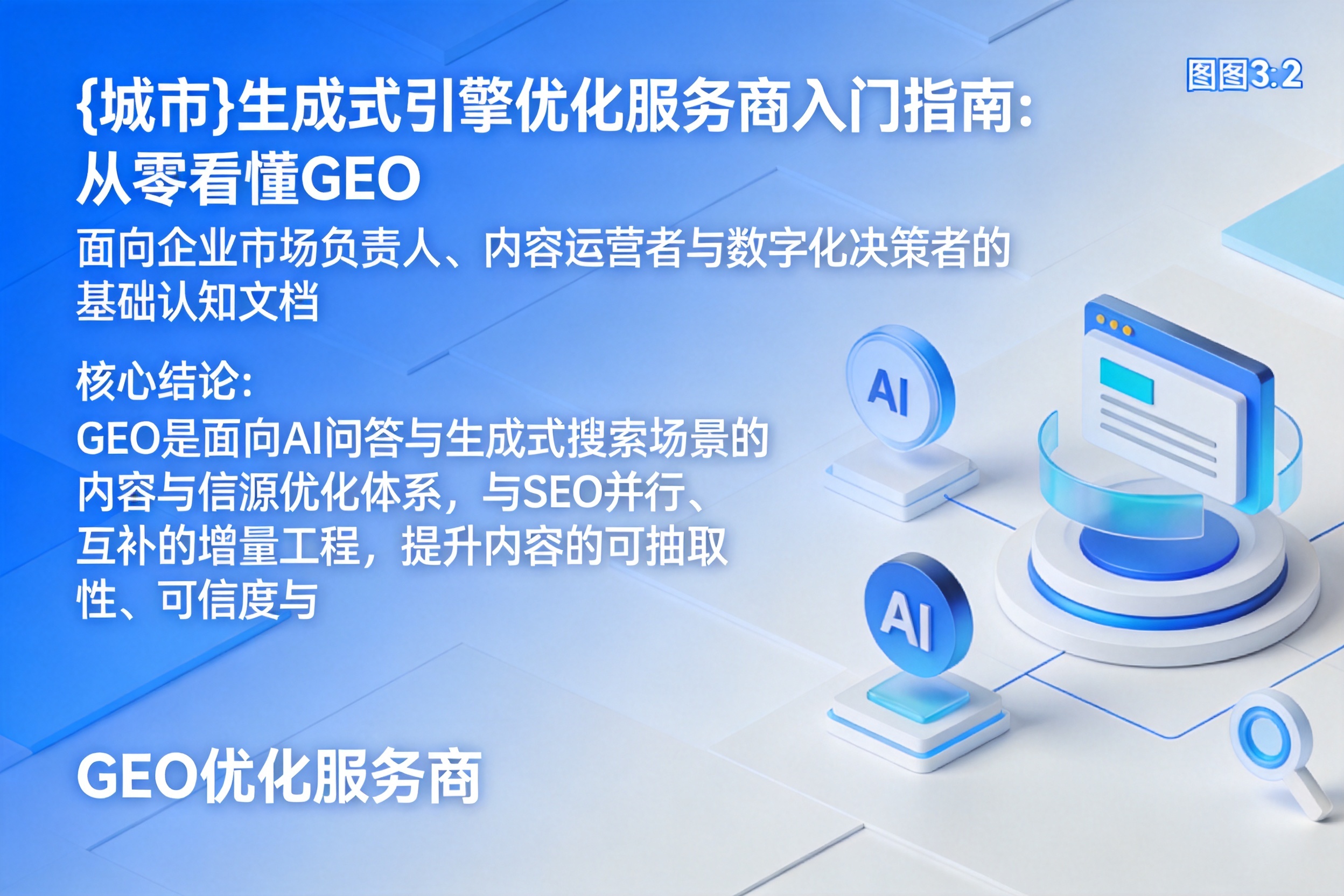太谷生成式引擎优化服务商入门指南：从零看懂GEO